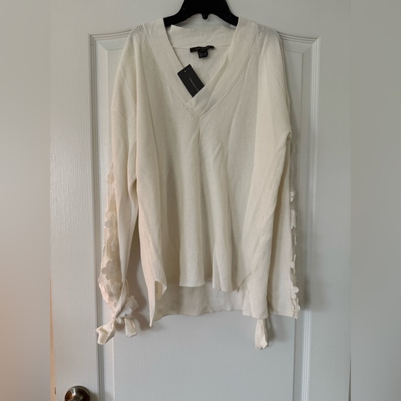 NWT - French Connection - Caballo Lace Knit Sweater  - Size Small - Picture 4 of 10